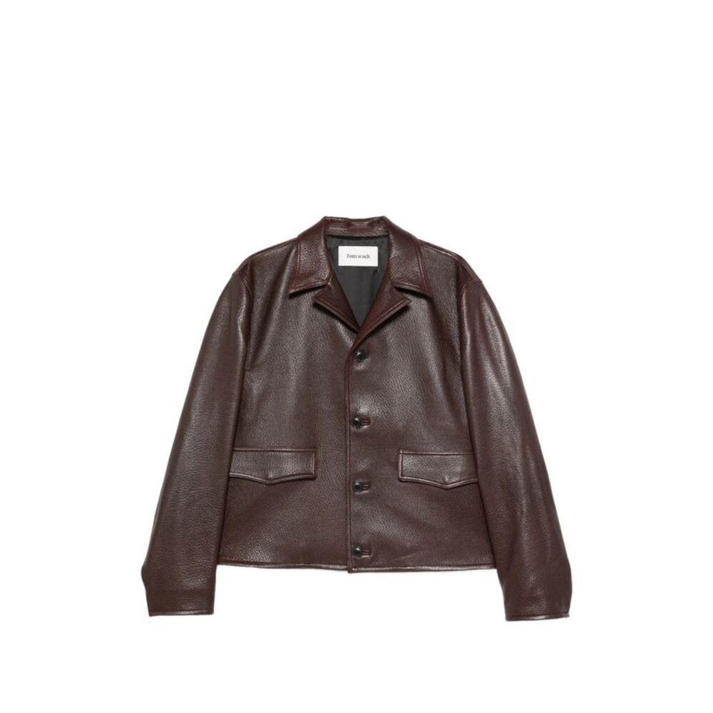 Tonywack Brown Jackets - Leather Jackets Men